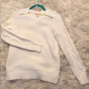 MICHAEL KORS WHITE KNITWEAR